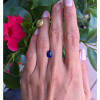 1.82 Ct. Blue Sapphire from Ceylon (Sri Lanka) Life Style