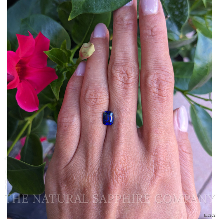 1.82 Ct. Blue Sapphire from Ceylon (Sri Lanka)