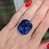 52.27 Ct. Blue Sapphire from Ceylon (Sri Lanka) Life Style