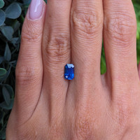 1.54 Ct. Blue Sapphire from Ceylon (Sri Lanka) Life Style