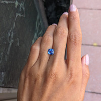 1.28 Ct. Blue Sapphire from Ceylon (Sri Lanka) Life Style