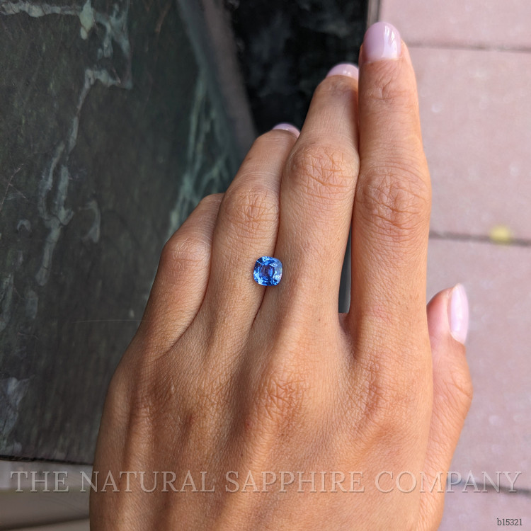 1.28 Ct. Blue Sapphire from Ceylon (Sri Lanka)
