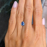 1.25 Ct. Blue Sapphire from Ceylon (Sri Lanka) Life Style
