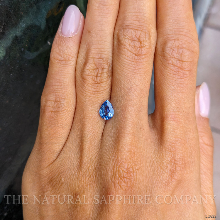 1.25 Ct. Blue Sapphire from Ceylon (Sri Lanka)