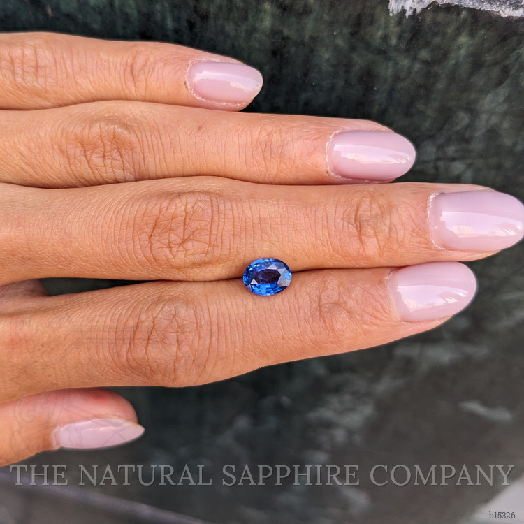 1.22 Ct. Blue Sapphire from Ceylon (Sri Lanka)