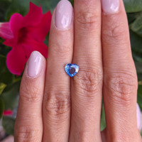 1.22 Ct. Blue Sapphire from Ceylon (Sri Lanka) Life Style