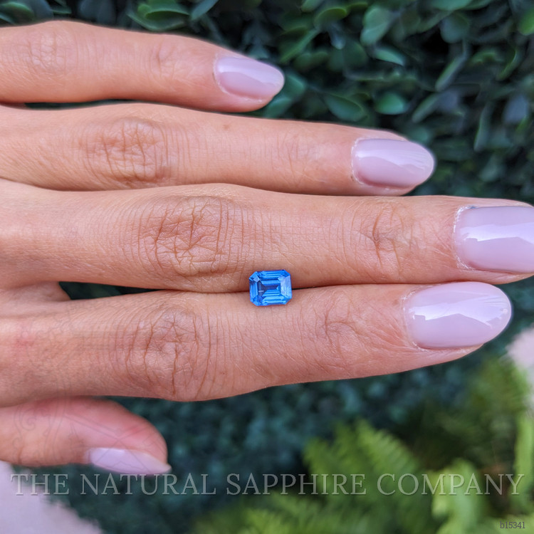1.24 Ct. Blue Sapphire from Ceylon (Sri Lanka)