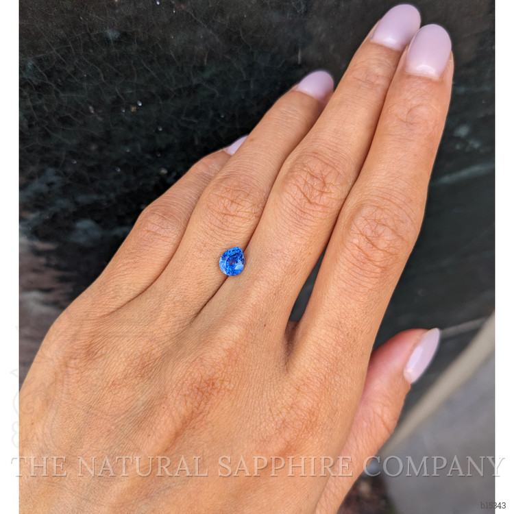 1.08 Ct. Blue Sapphire from Ceylon (Sri Lanka)