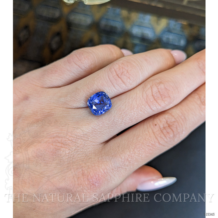 4.69 Ct. Blue Sapphire from Ceylon (Sri Lanka)