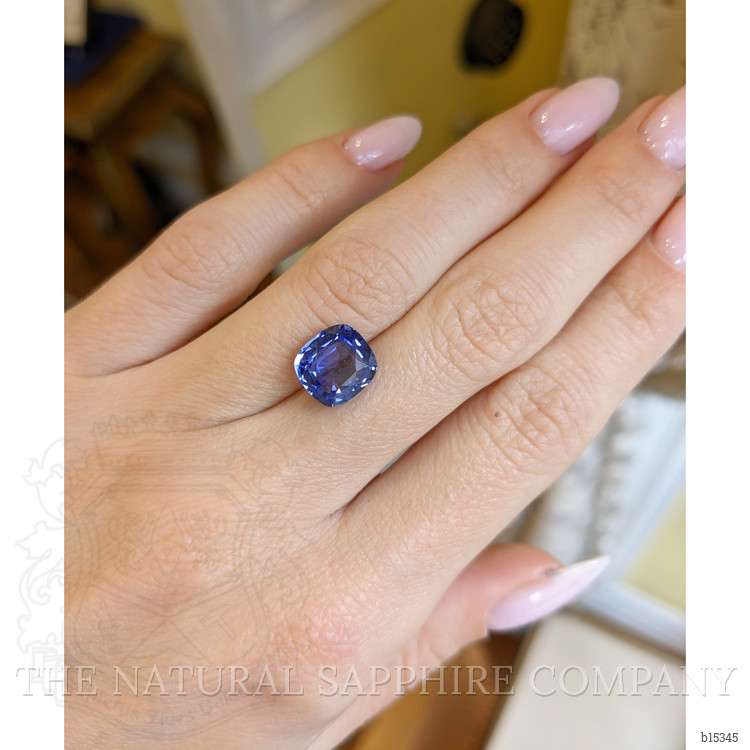 4.69 Ct. Blue Sapphire from Ceylon (Sri Lanka)