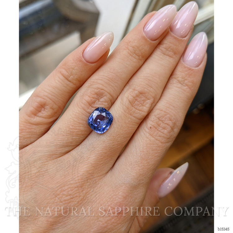 4.69 Ct. Blue Sapphire from Ceylon (Sri Lanka)