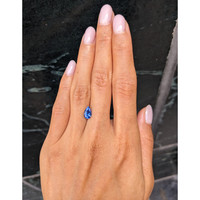 1.66 Ct. Blue Sapphire from Ceylon (Sri Lanka) Life Style