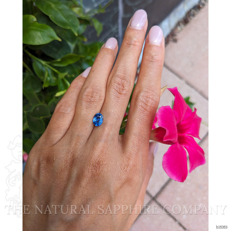 1.99 Ct. Blue Sapphire from Ceylon (Sri Lanka)
