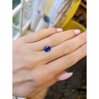 1.99 Ct. Blue Sapphire from Ceylon (Sri Lanka) Life Style