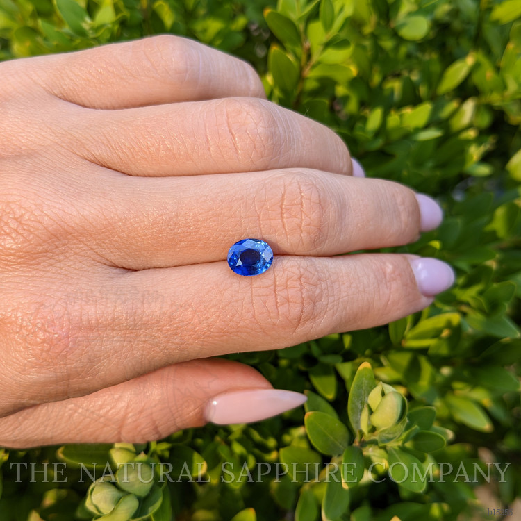 1.99 Ct. Blue Sapphire from Ceylon (Sri Lanka)