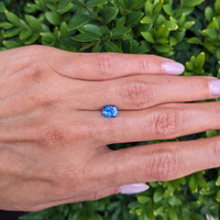 1.35 Ct. Blue Sapphire from Ceylon (Sri Lanka) Life Style