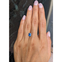 1.35 Ct. Blue Sapphire from Ceylon (Sri Lanka) Life Style