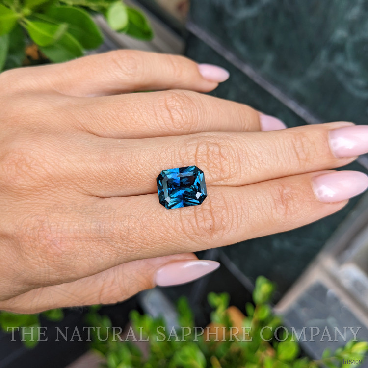7.43 Ct. Greenish Blue Sapphire from Madagascar