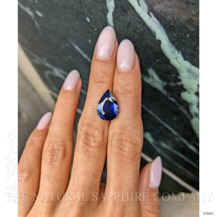 7.54 Ct. Blue Sapphire from Ceylon (Sri Lanka)