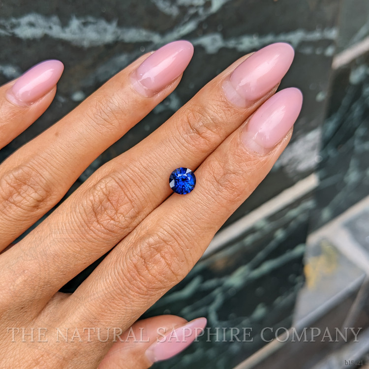 1.37 Ct. Blue Sapphire from Ceylon (Sri Lanka)