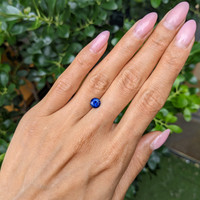 1.37 Ct. Blue Sapphire from Ceylon (Sri Lanka) Life Style