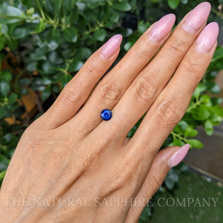 1.37 Ct. Blue Sapphire from Ceylon (Sri Lanka)