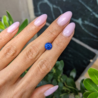 2.35 Ct. Blue Sapphire from Ceylon (Sri Lanka) Life Style