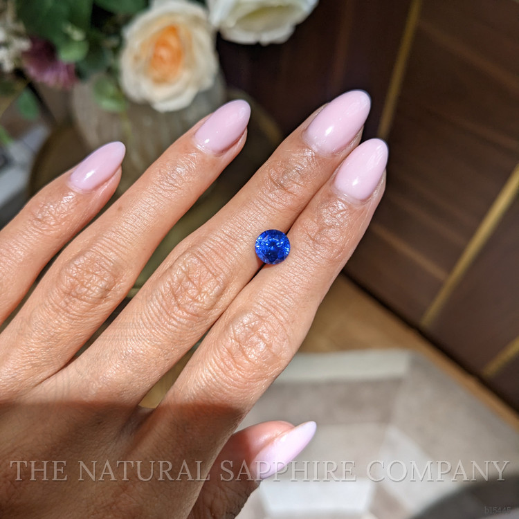 2.35 Ct. Blue Sapphire from Ceylon (Sri Lanka)