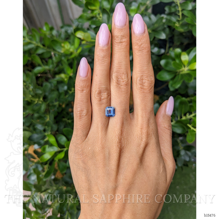 2.06 Ct. Blue Sapphire from Ceylon (Sri Lanka)