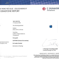4.16 Ct. Sapphire from Ceylon (Sri Lanka) Scan Report