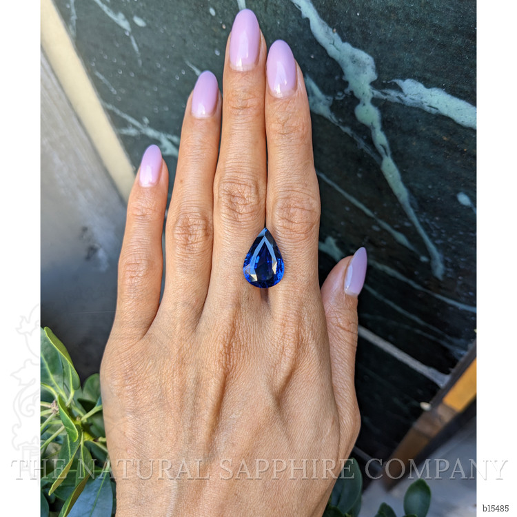13.54 Ct. Blue Sapphire from Ceylon (Sri Lanka)