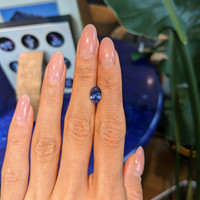 2.20 Ct. Blue Sapphire from Ceylon (Sri Lanka) Life Style