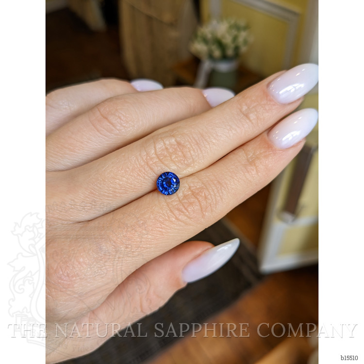 1.24 Ct. Blue Sapphire from Ceylon (Sri Lanka)