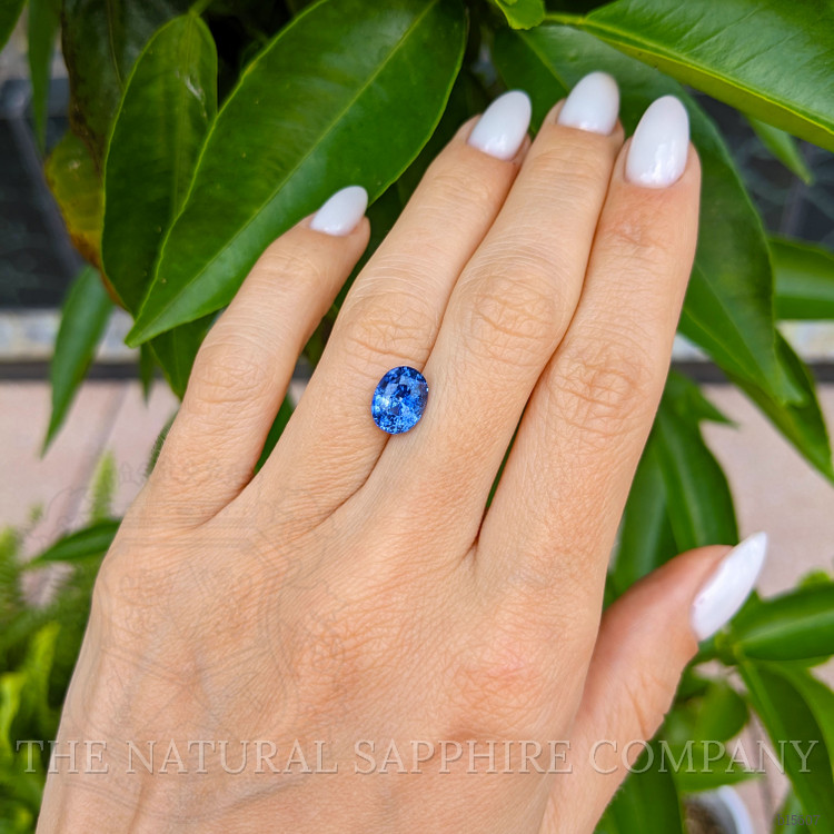 3.12 Ct. Blue Sapphire from Ceylon (Sri Lanka)