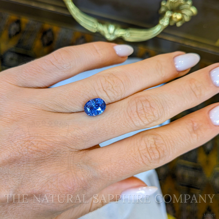 3.12 Ct. Blue Sapphire from Ceylon (Sri Lanka)