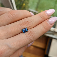 1.48 Ct. Blue Sapphire from Ceylon (Sri Lanka) Life Style