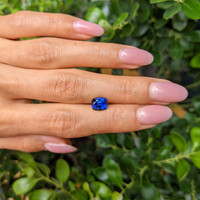 1.95 Ct. Blue Sapphire from Ceylon (Sri Lanka) Life Style