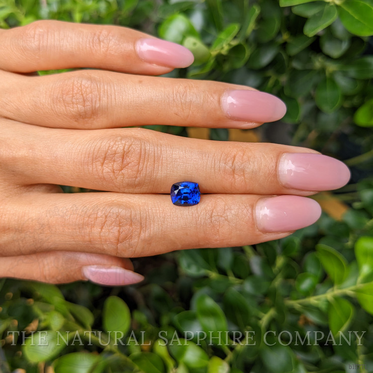 1.95 Ct. Blue Sapphire from Ceylon (Sri Lanka)