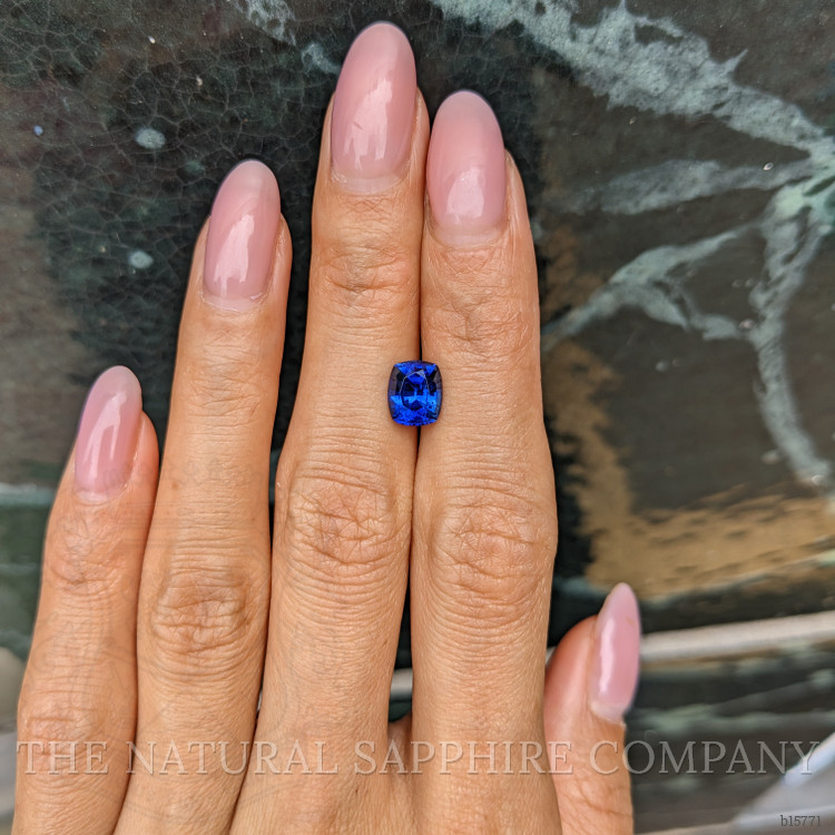 1.95 Ct. Blue Sapphire from Ceylon (Sri Lanka)