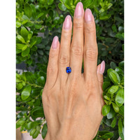 1.95 Ct. Blue Sapphire from Ceylon (Sri Lanka) Life Style
