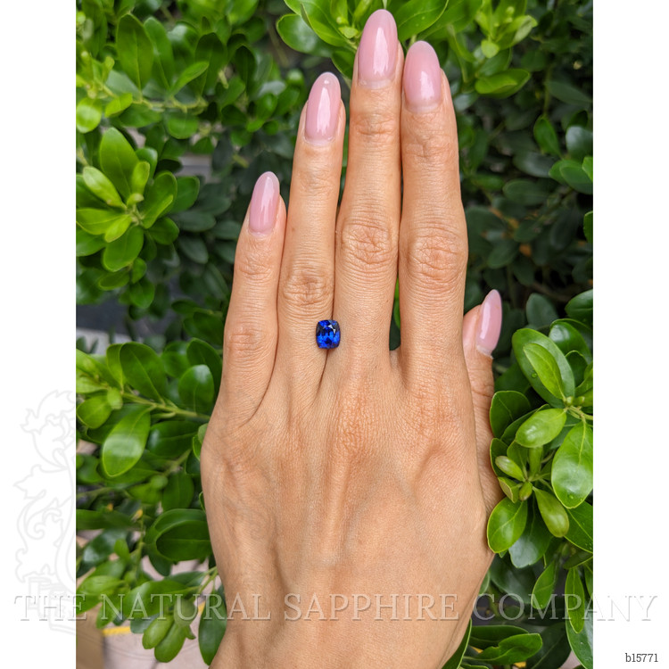 1.95 Ct. Blue Sapphire from Ceylon (Sri Lanka)