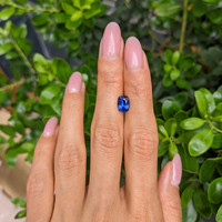 1.67 Ct. Blue Sapphire from Ceylon (Sri Lanka) Life Style