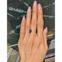 1.67 Ct. Blue Sapphire from Ceylon (Sri Lanka) Life Style