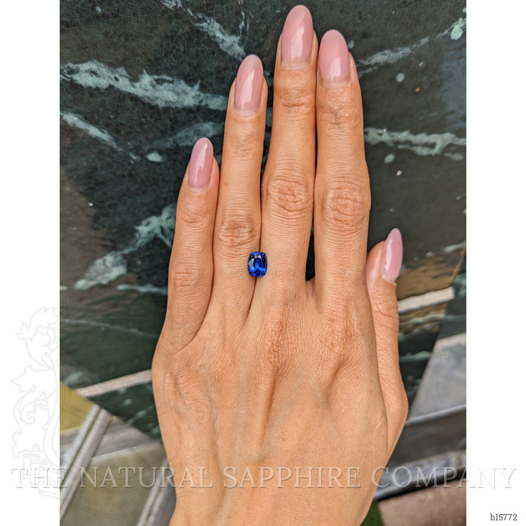 1.67 Ct. Blue Sapphire from Ceylon (Sri Lanka)