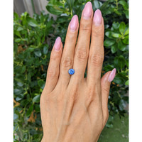 1.60 Ct. Blue Sapphire from Ceylon (Sri Lanka) Life Style