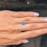 1.68 Ct. Greenish Blue Sapphire from Montana Life Style