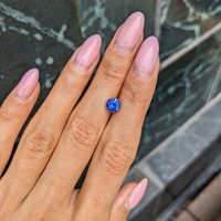 1.28 Ct. Blue Sapphire from Ceylon (Sri Lanka) Life Style