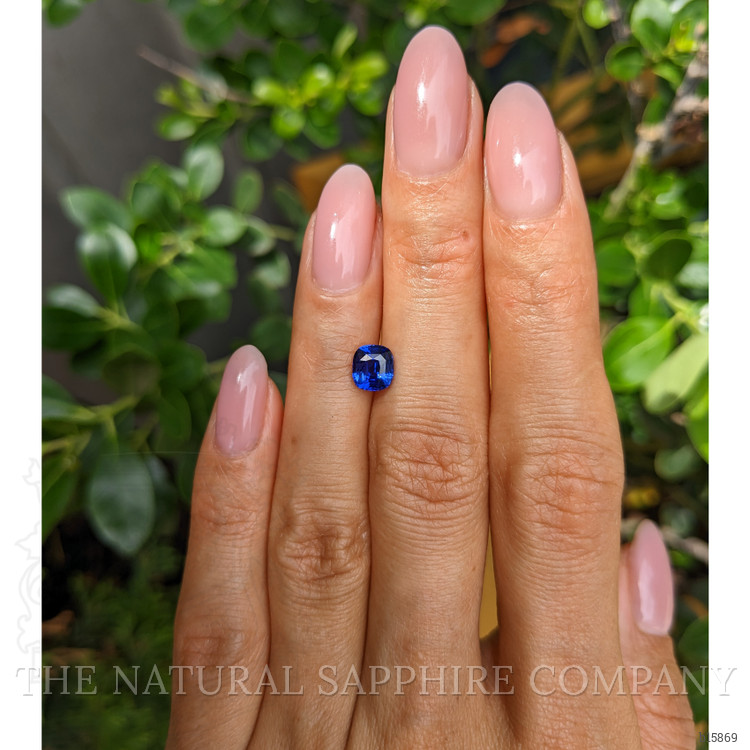 1.22 Ct. Blue Sapphire from Ceylon (Sri Lanka)