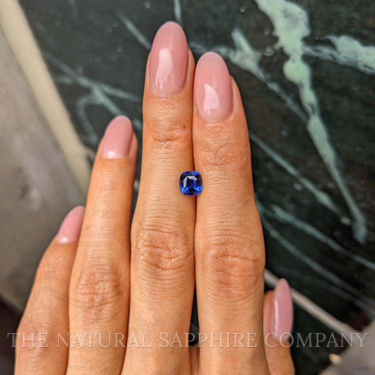 1.22 Ct. Blue Sapphire from Ceylon (Sri Lanka)