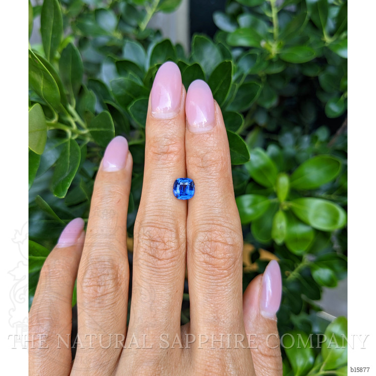1.58 Ct. Blue Sapphire from Ceylon (Sri Lanka)